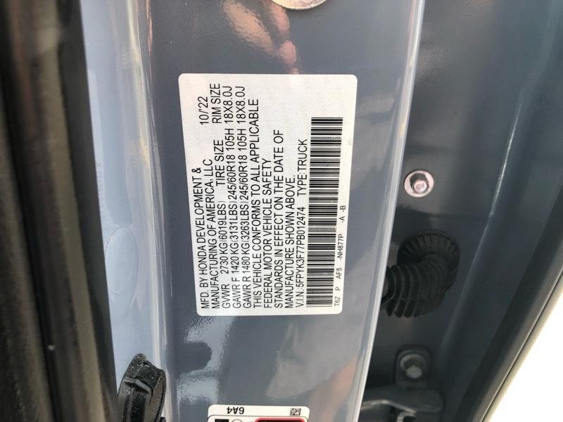 Honda Ridgeline RTL-E 2023