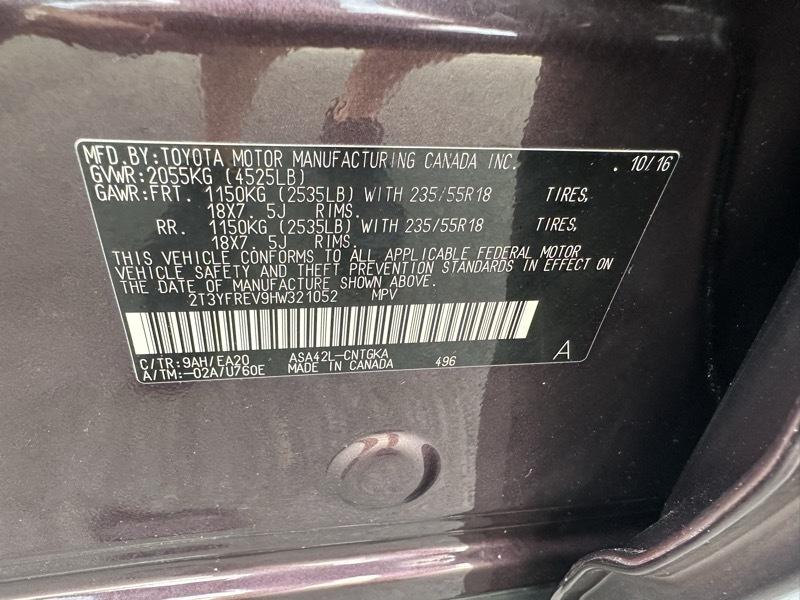 Toyota RAV4 Limited 2017