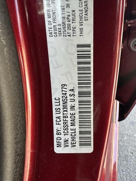 RAM 1500 Big Horn Quad Cab 4WD 2021