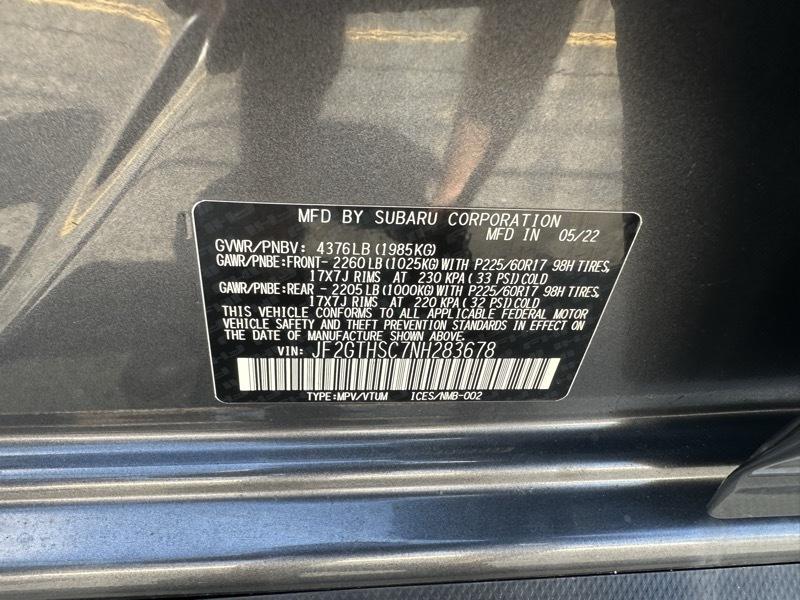 Subaru Crosstrek Sport AWD 2022