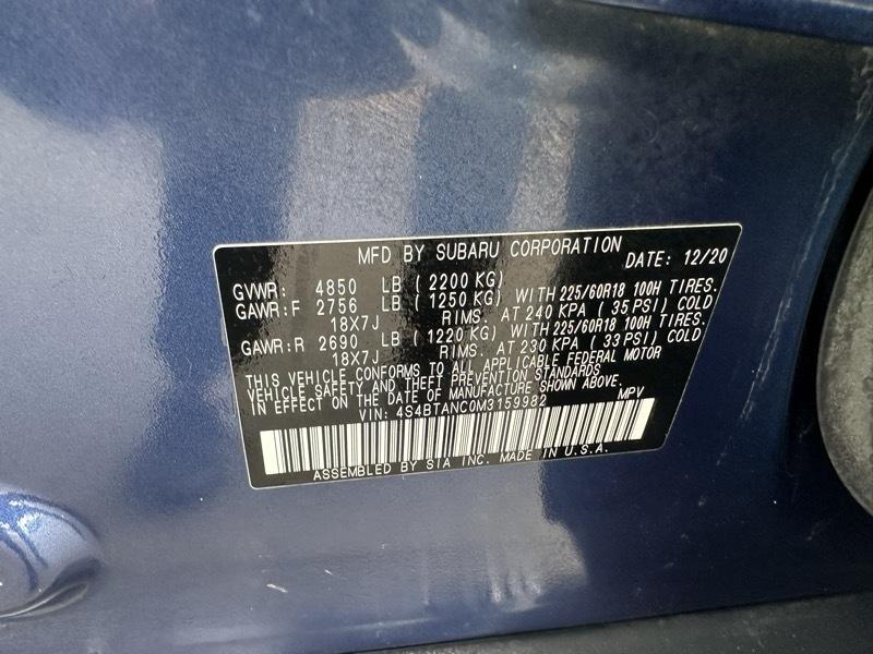Subaru Outback Limited 2021