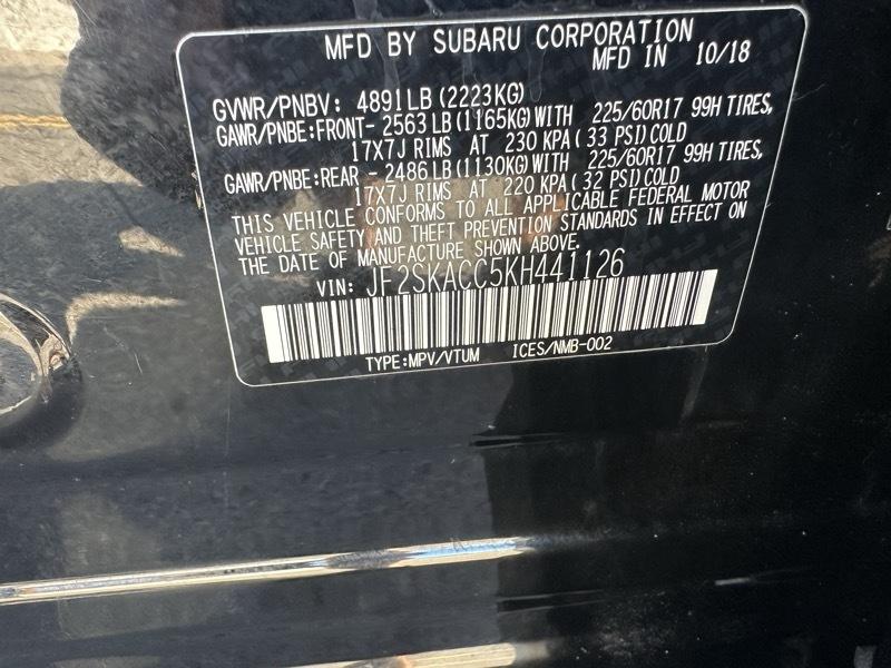Subaru Forester AWD 2019