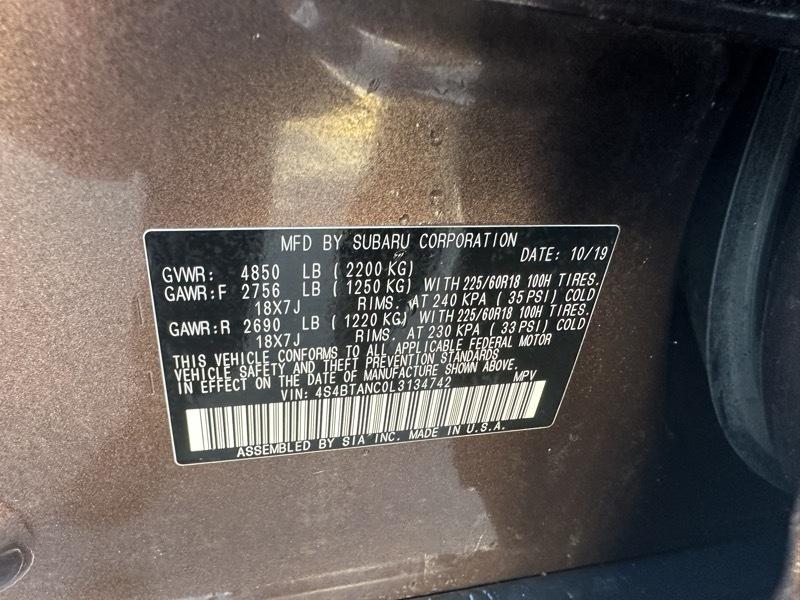Subaru Outback Limited 2020