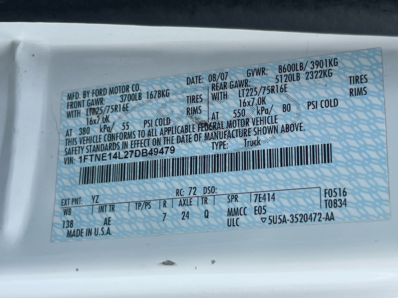 Ford Econoline E-150 2007