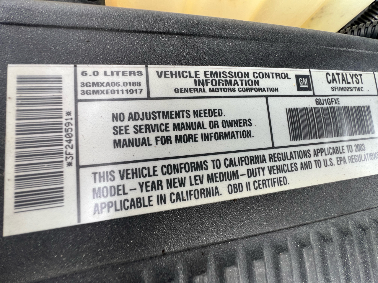 GMC Sierra 1500 HD SLE Crew Cab Short Bed 2WD 2003