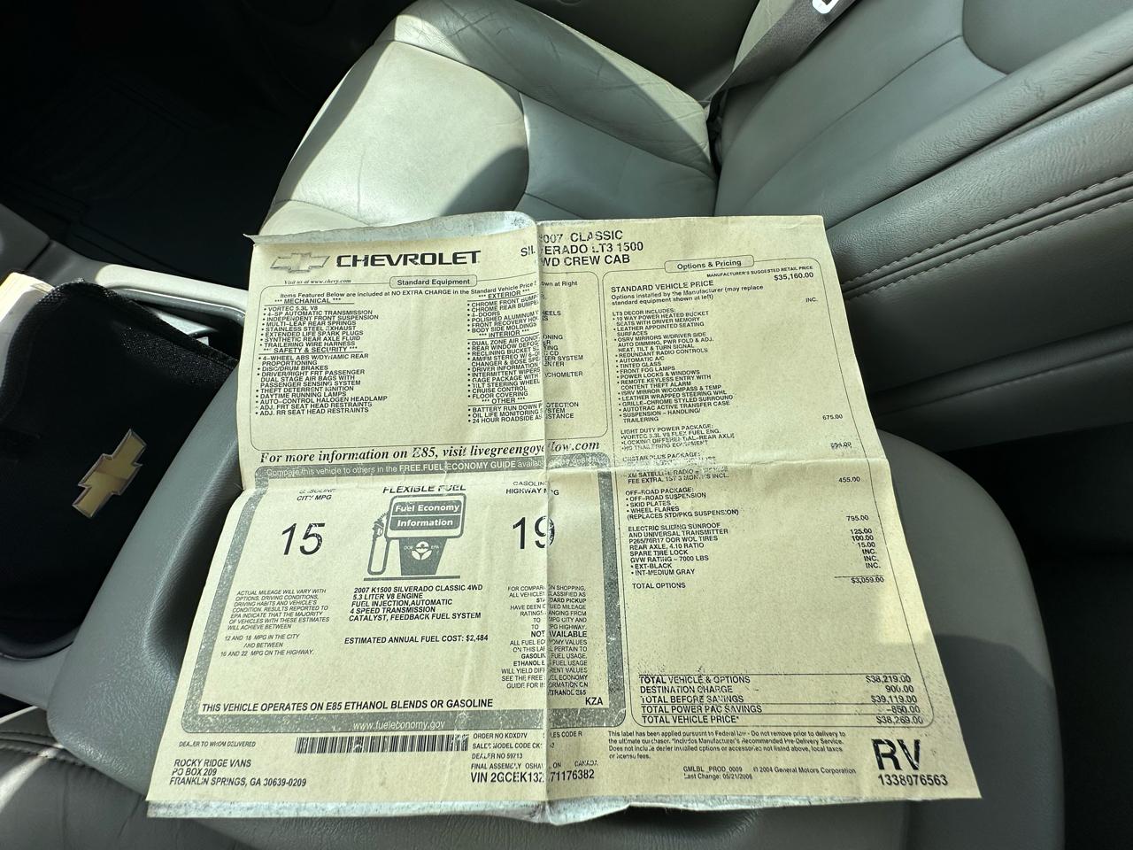 Chevrolet Silverado 1500  2007