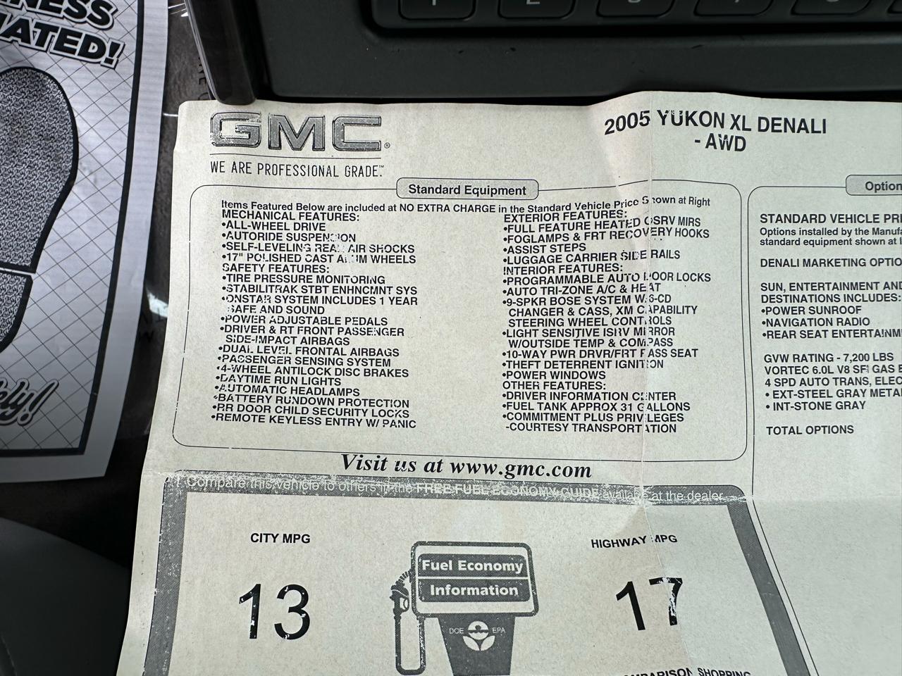 GMC Yukon Denali XL 2005