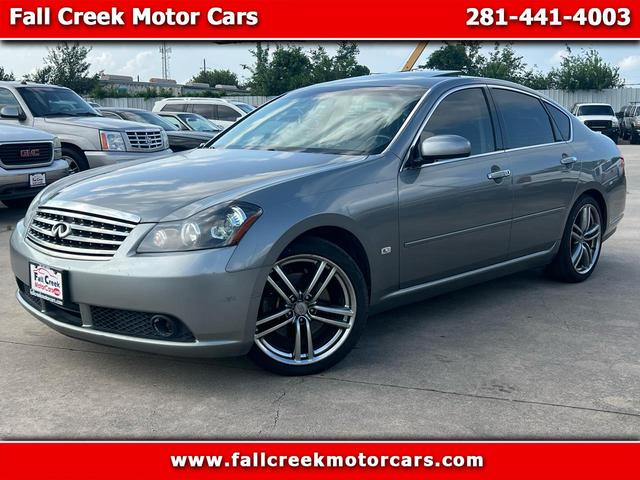 Silver 2007 INFINITI M45 RWD Sedan Rear-Wheel Drive Automatic