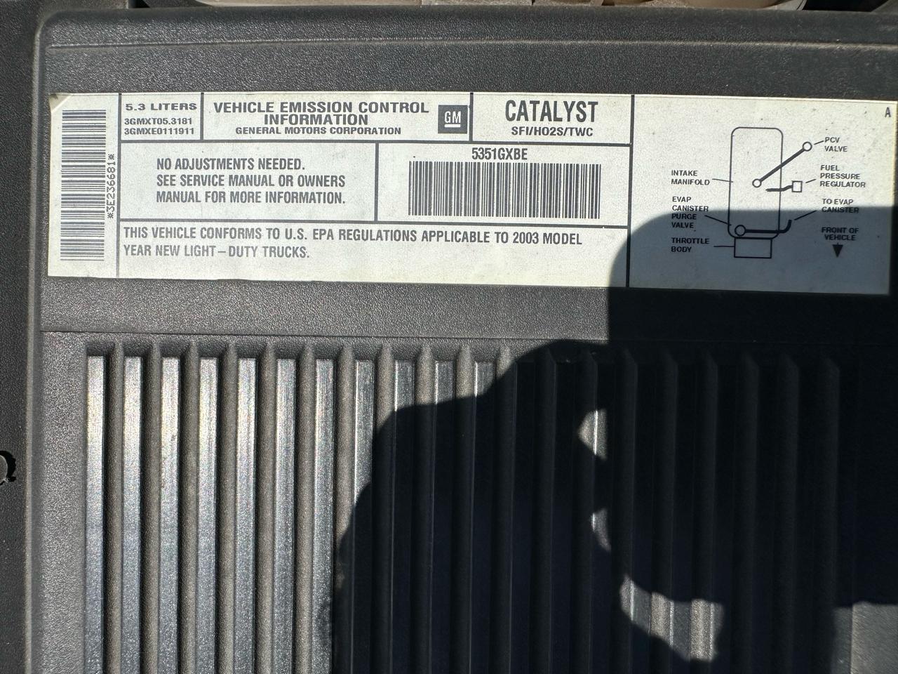 Chevrolet Silverado 1500  2003