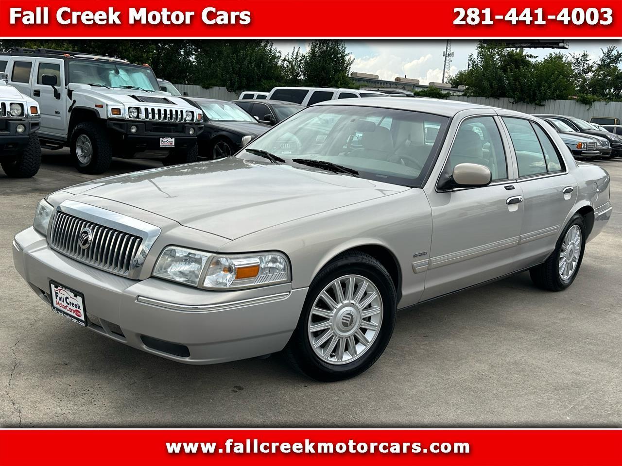 Silver 2010 Mercury Grand Marquis Sedan Rear-Wheel Drive Automatic