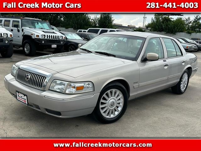 Silver 2010 Mercury Grand Marquis Sedan Rear-Wheel Drive Automatic