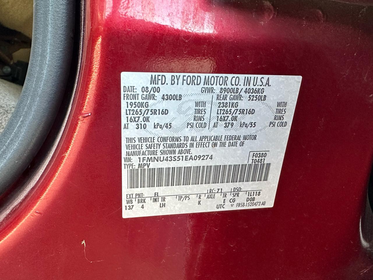 Ford Excursion Limited 4WD 2001