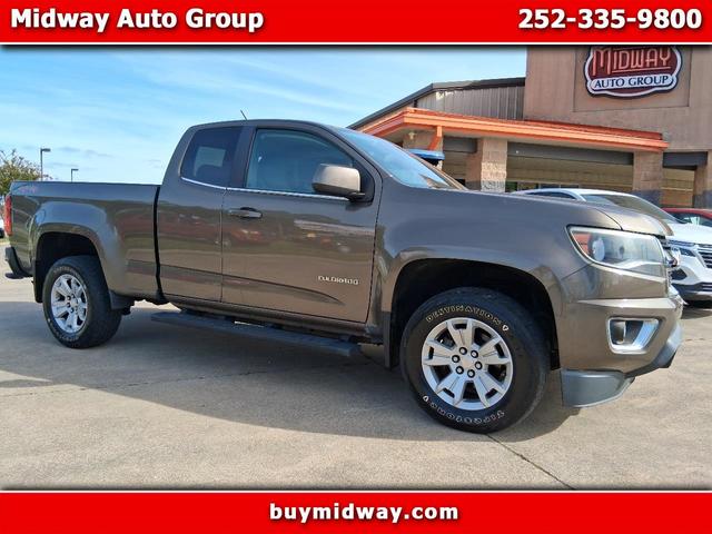 Brown 2015 Chevrolet Colorado LT Extended Cab LB 4WD Pickup Truck Four-Wheel Drive Automatic