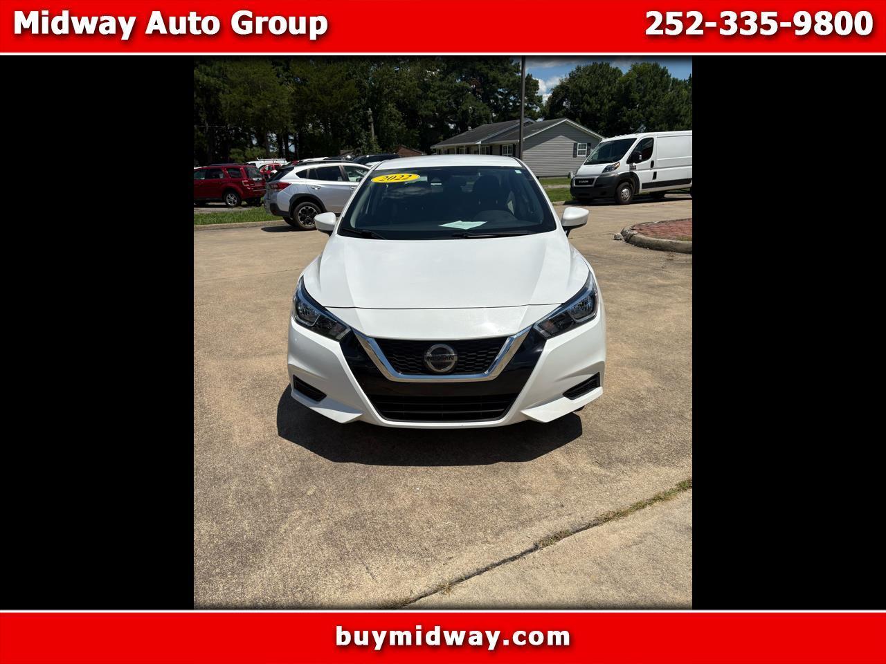 2022 Nissan Versa SV CVT