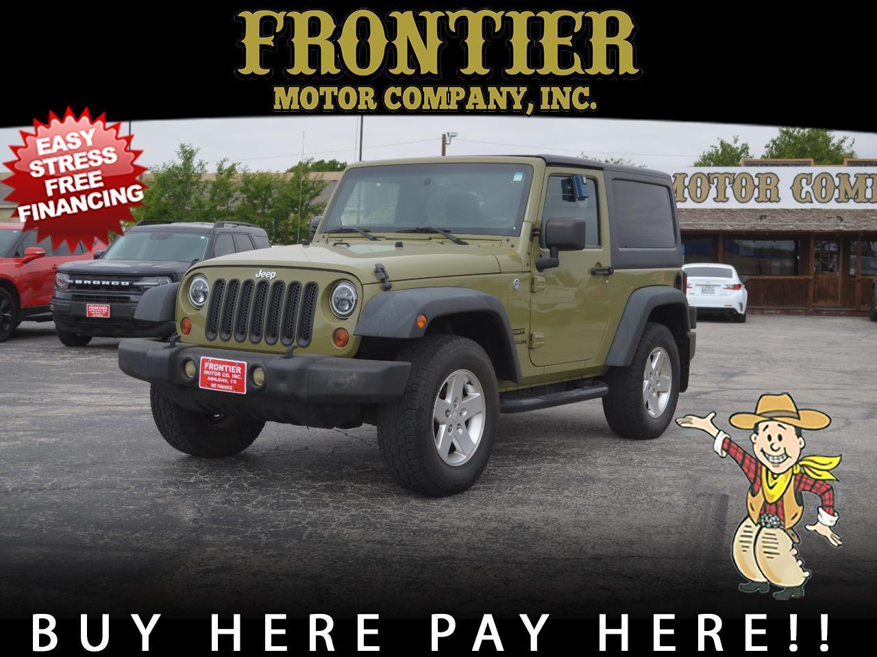 Jeep Wrangler 4WD 2dr Sport 2013