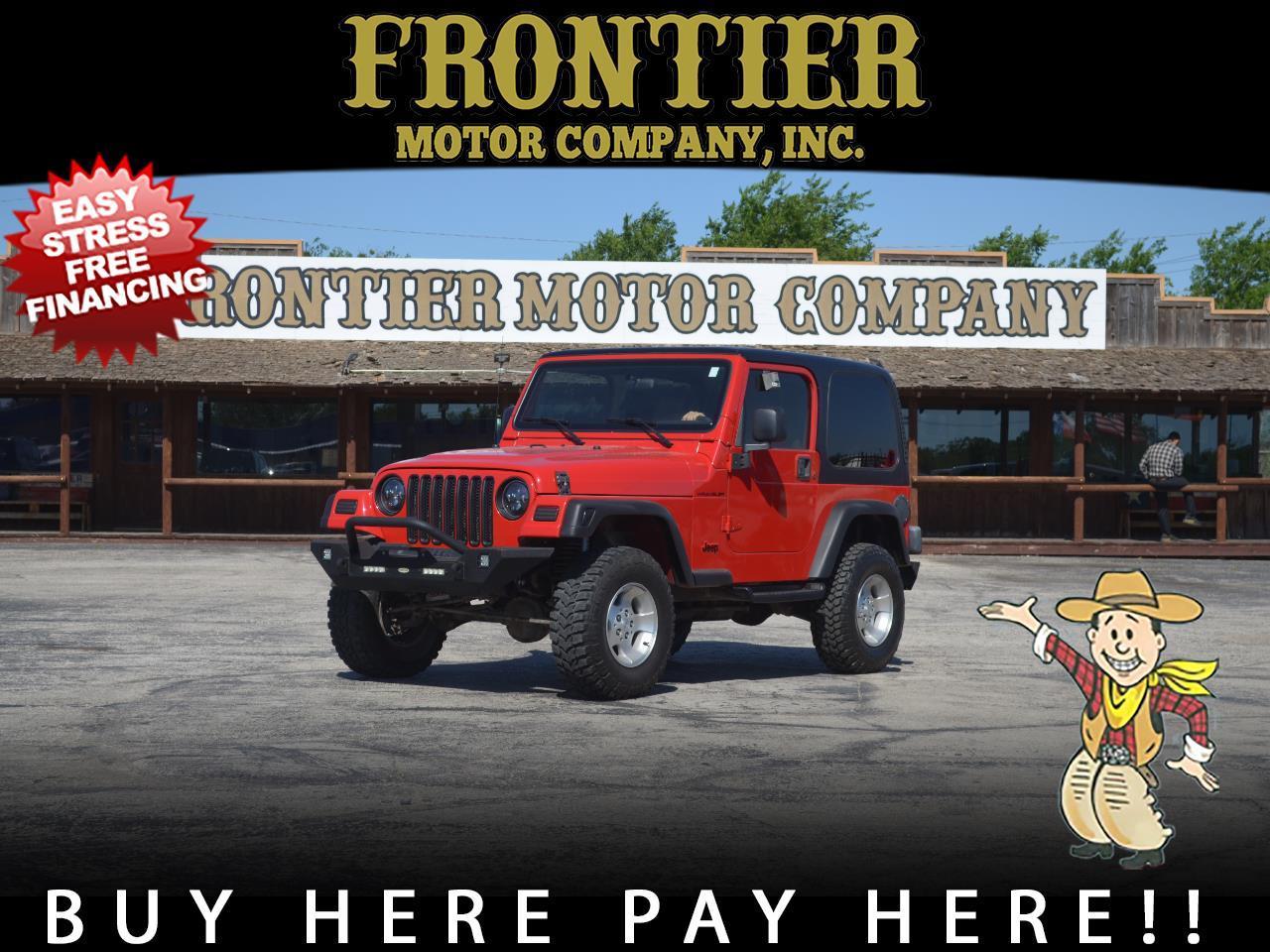 Jeep Wrangler 2dr Sport 2000