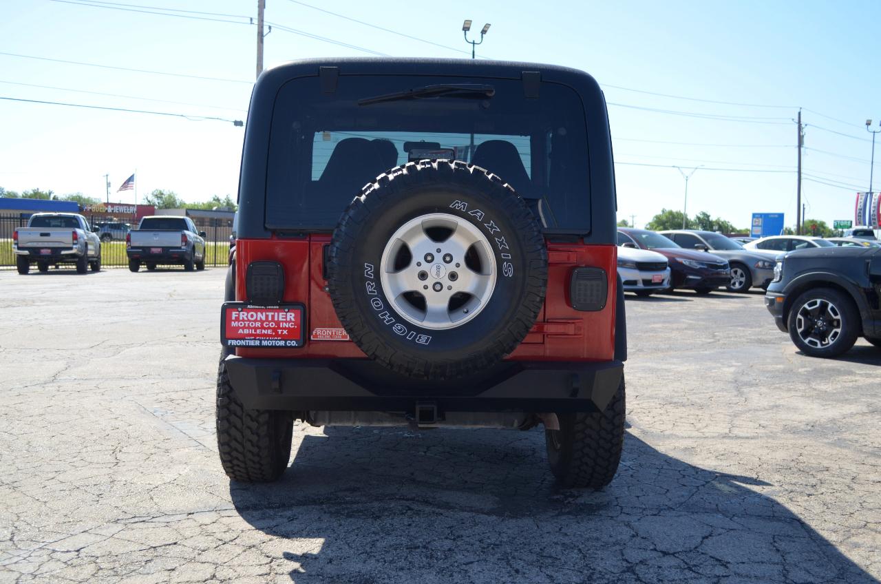 Jeep Wrangler 2dr Sport 2000