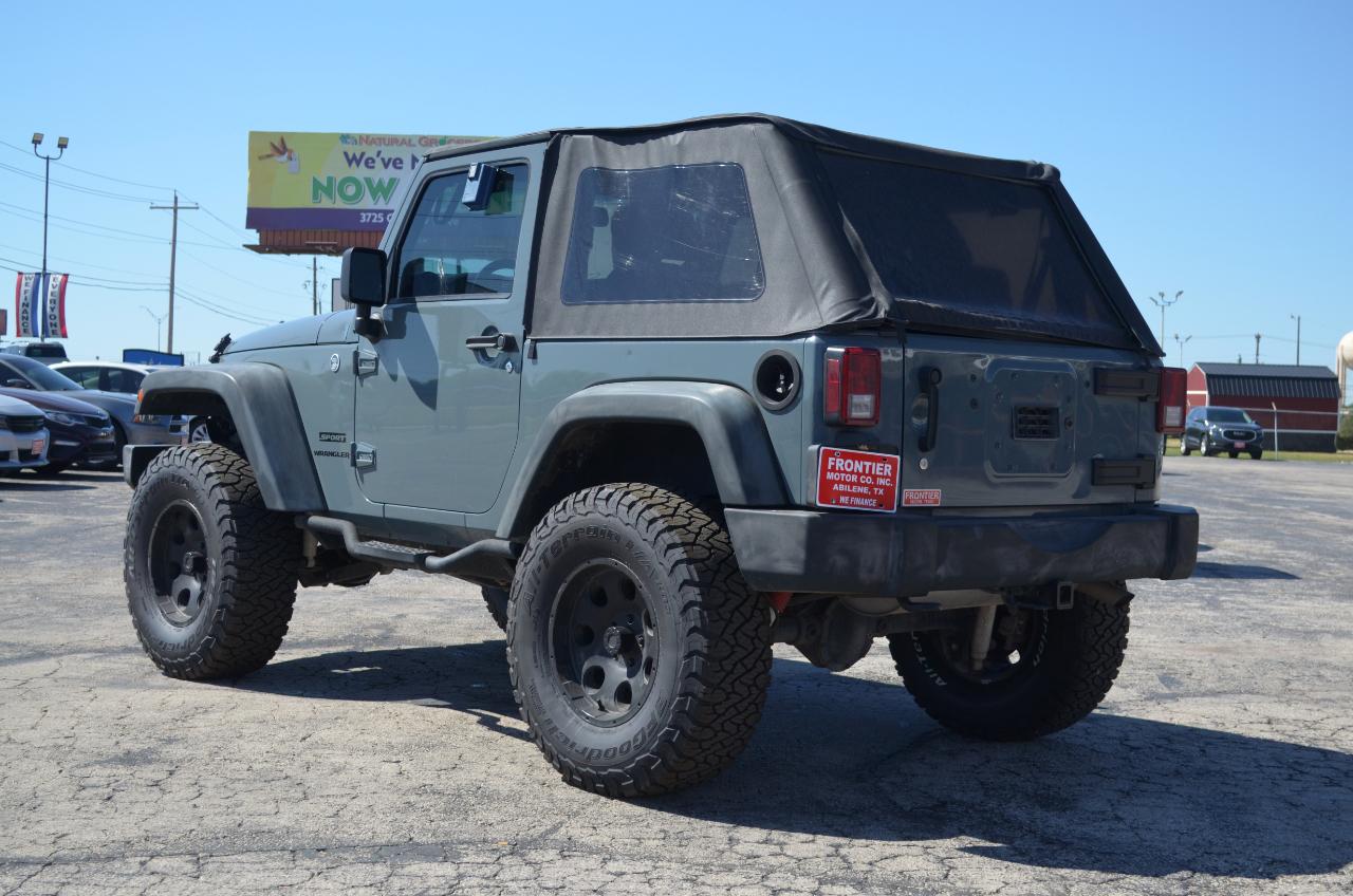Jeep Wrangler 4WD 2dr Sport 2014