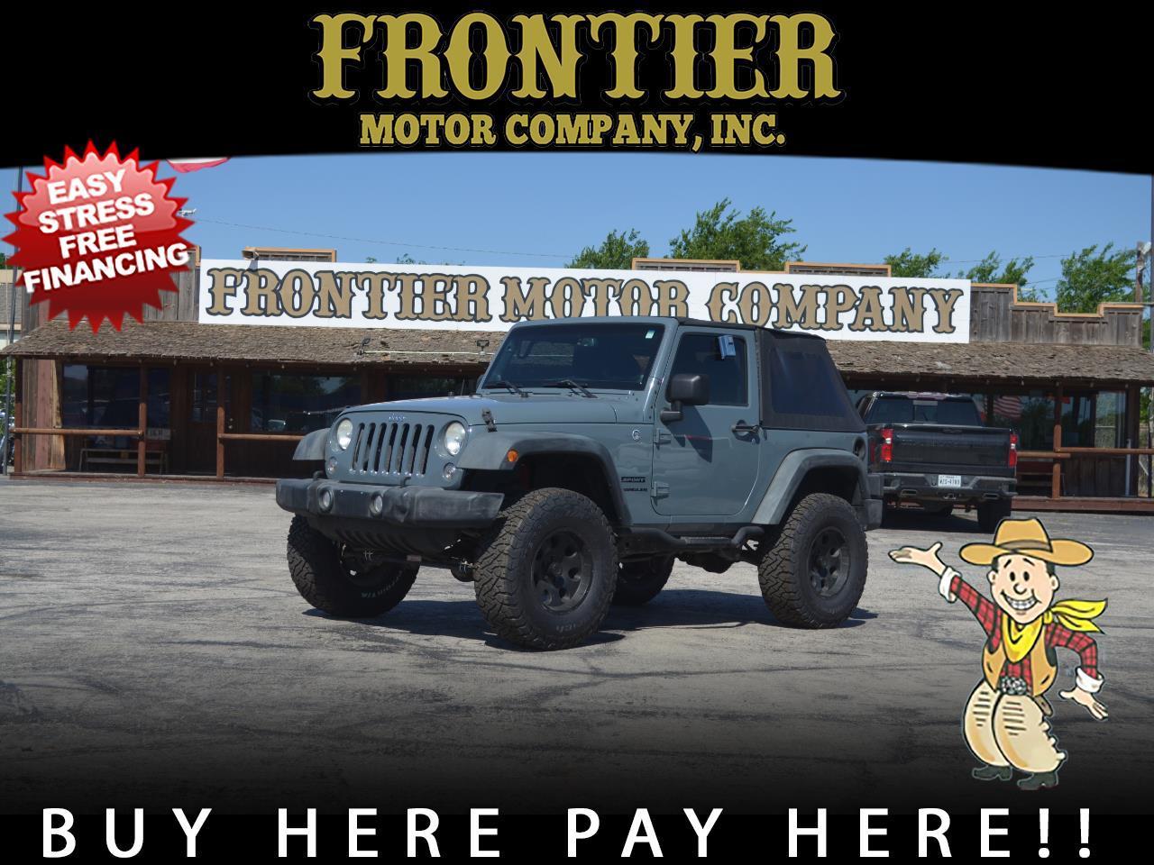 Jeep Wrangler 4WD 2dr Sport 2014