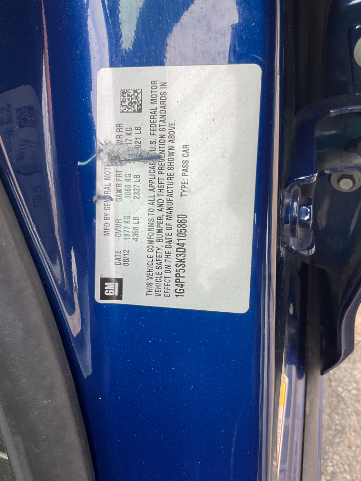 Buick Verano Base 2013 Buick Verano Base 2013