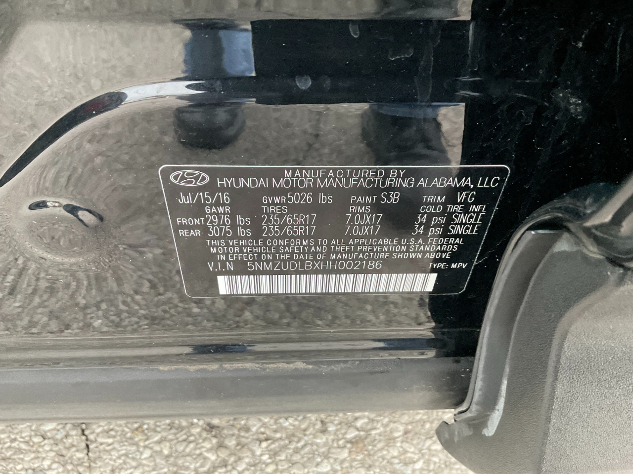 Hyundai Santa Fe Sport 2.4 AWD 2017