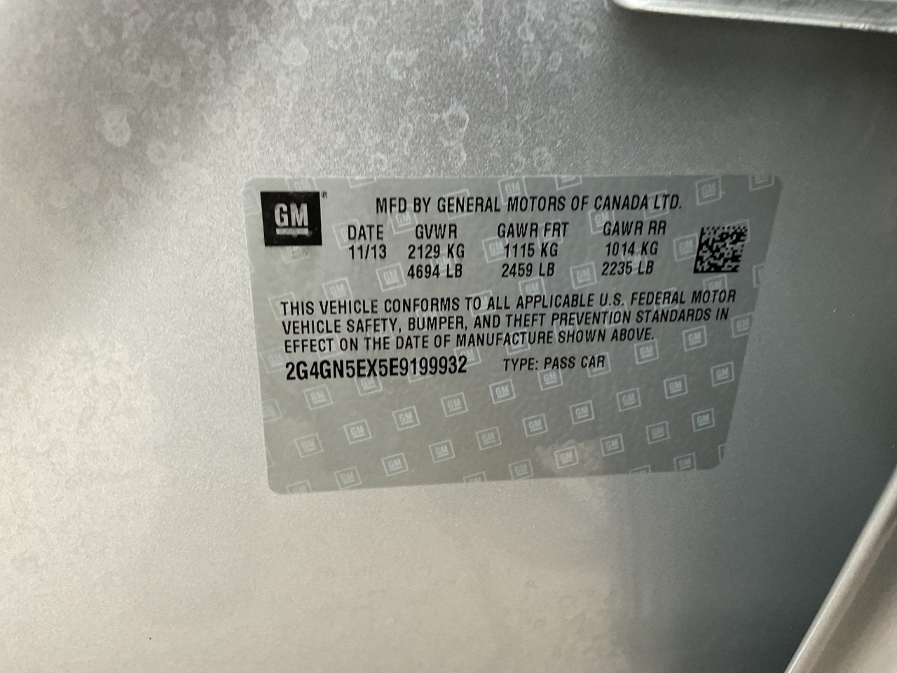 Buick Regal Premium 1 2014