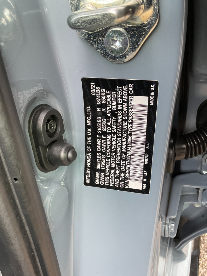 Honda Civic Sport Hatchback CVT 2021