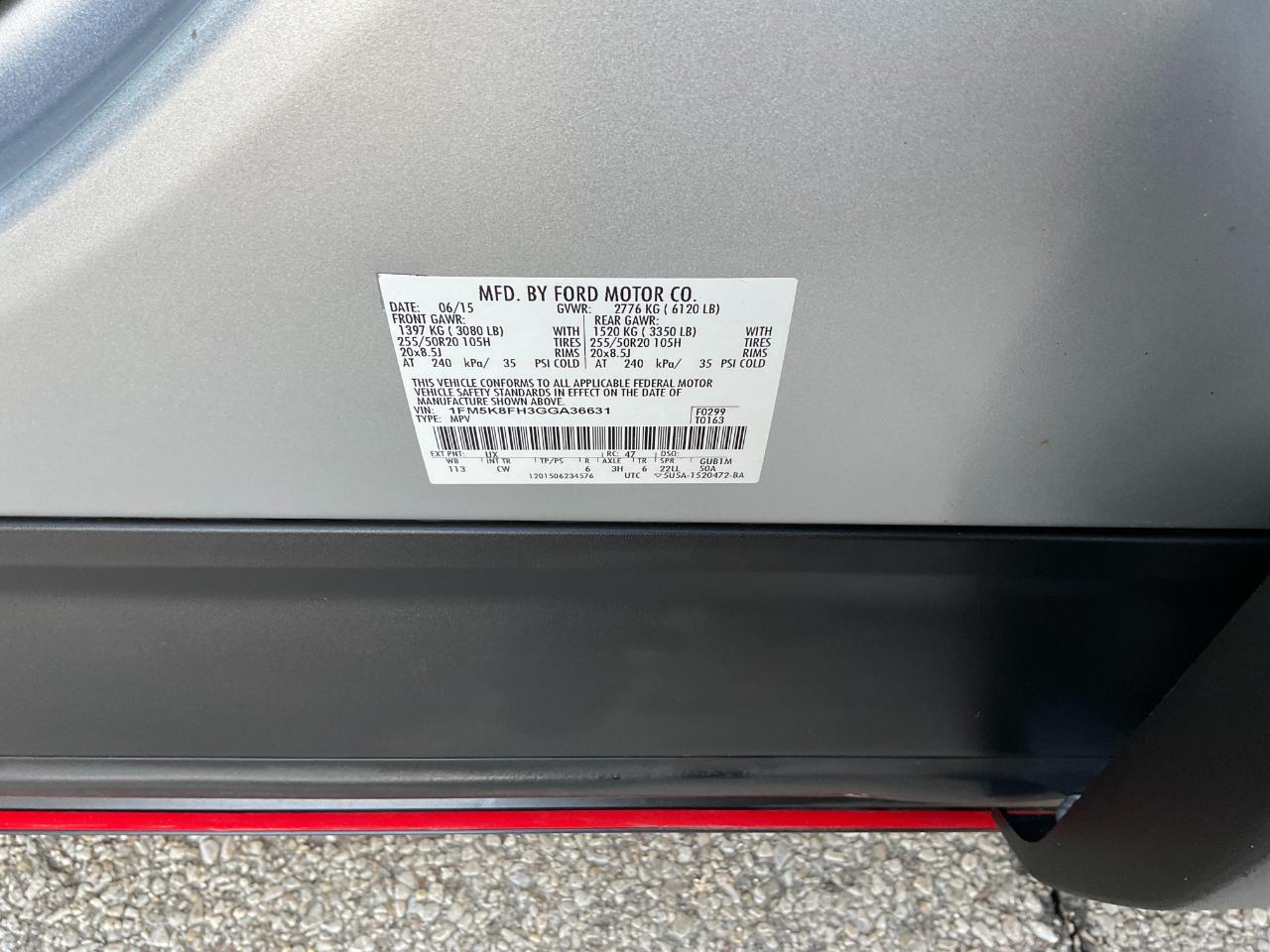 Ford Explorer Limited 4WD 2016