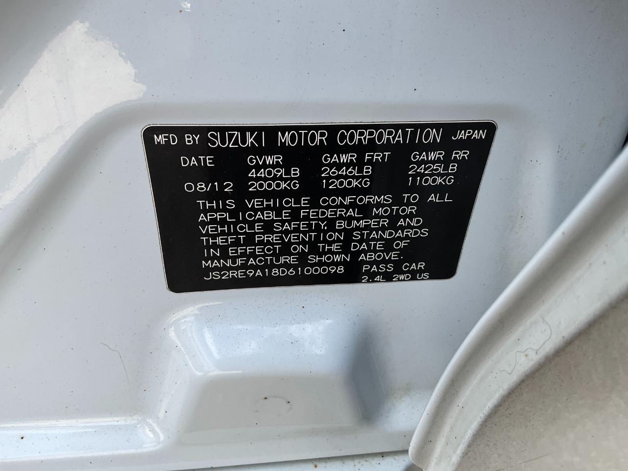 Suzuki Kizashi S 2013