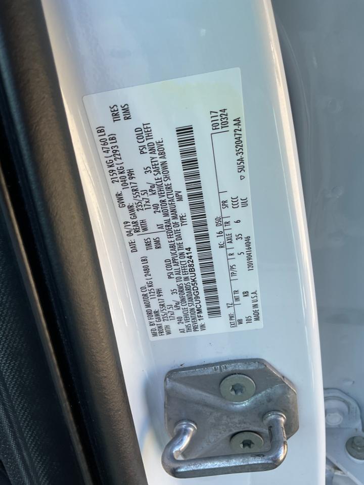 Ford Escape SE 4WD 2019