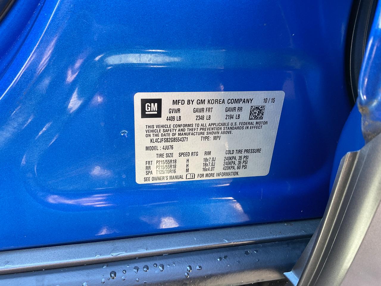 Buick Encore Convenience AWD 2016