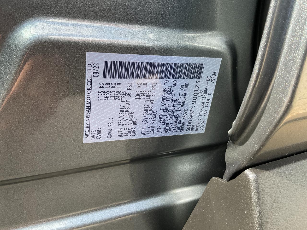 Nissan Rogue S AWD 2023