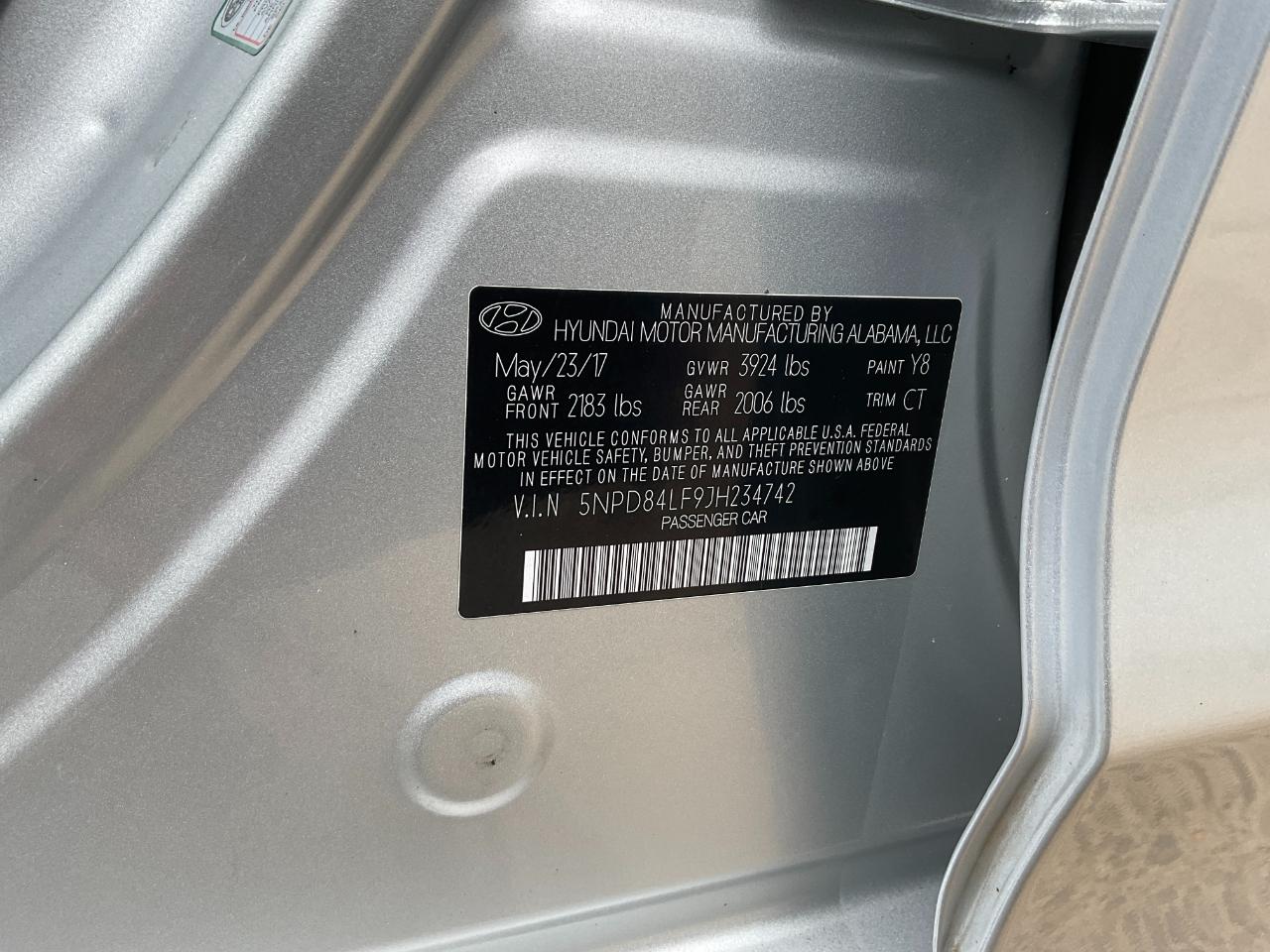 Hyundai Elantra Limited 2018