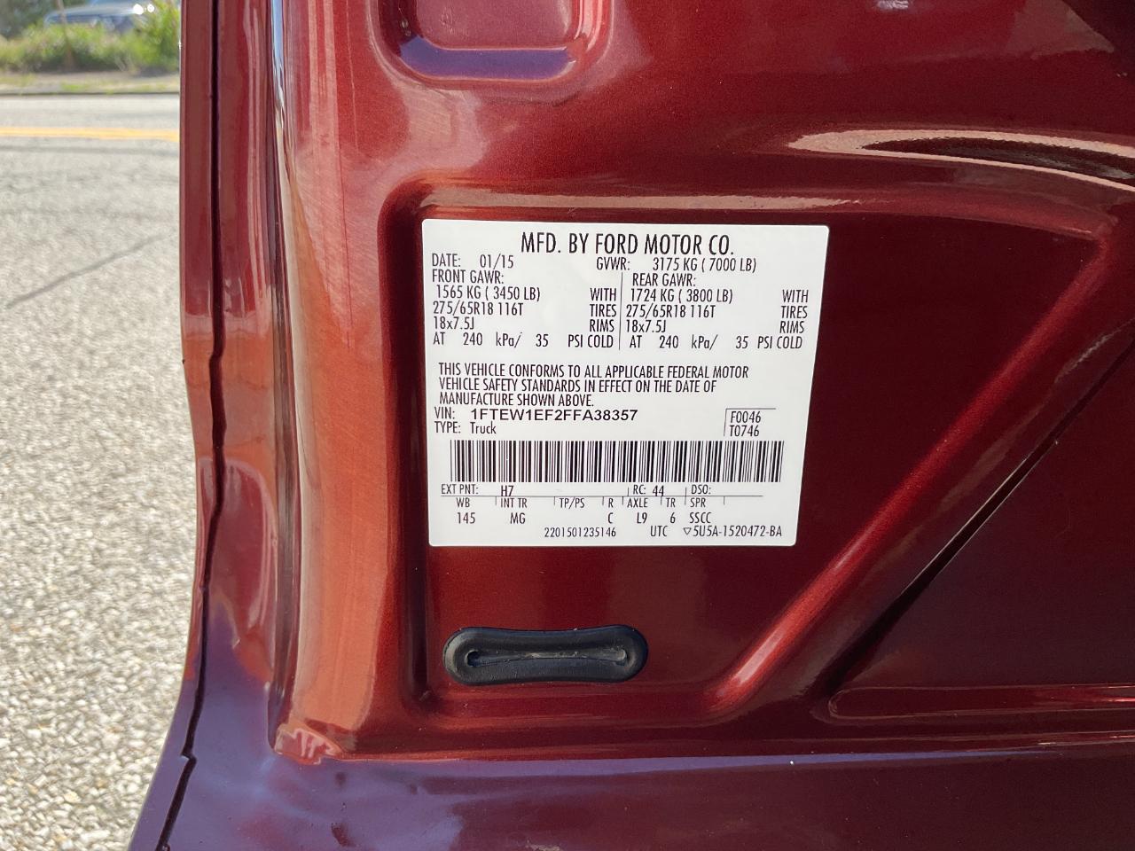 Ford F-150 XL SuperCrew 5.5-ft. Bed 4WD 2015