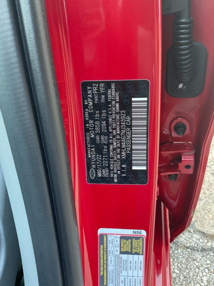 Hyundai Elantra SEL 2022