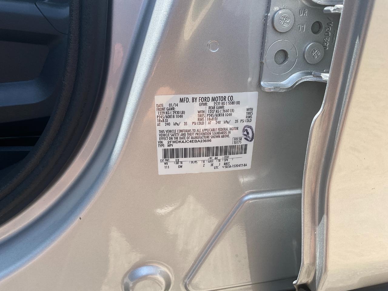 Ford Edge SEL AWD 2014