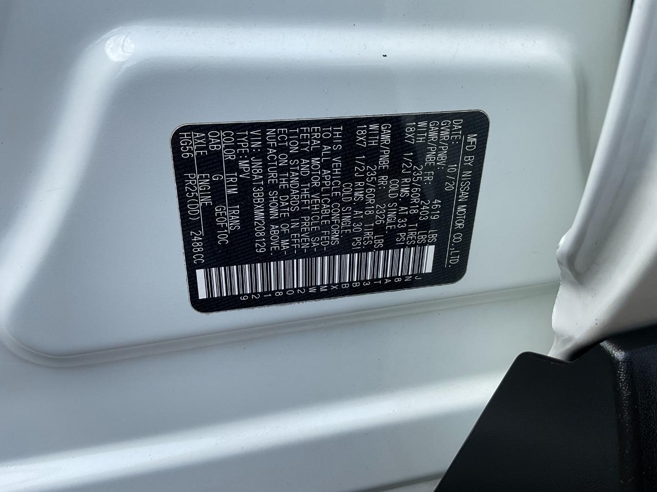 Nissan Rogue SV AWD 2021
