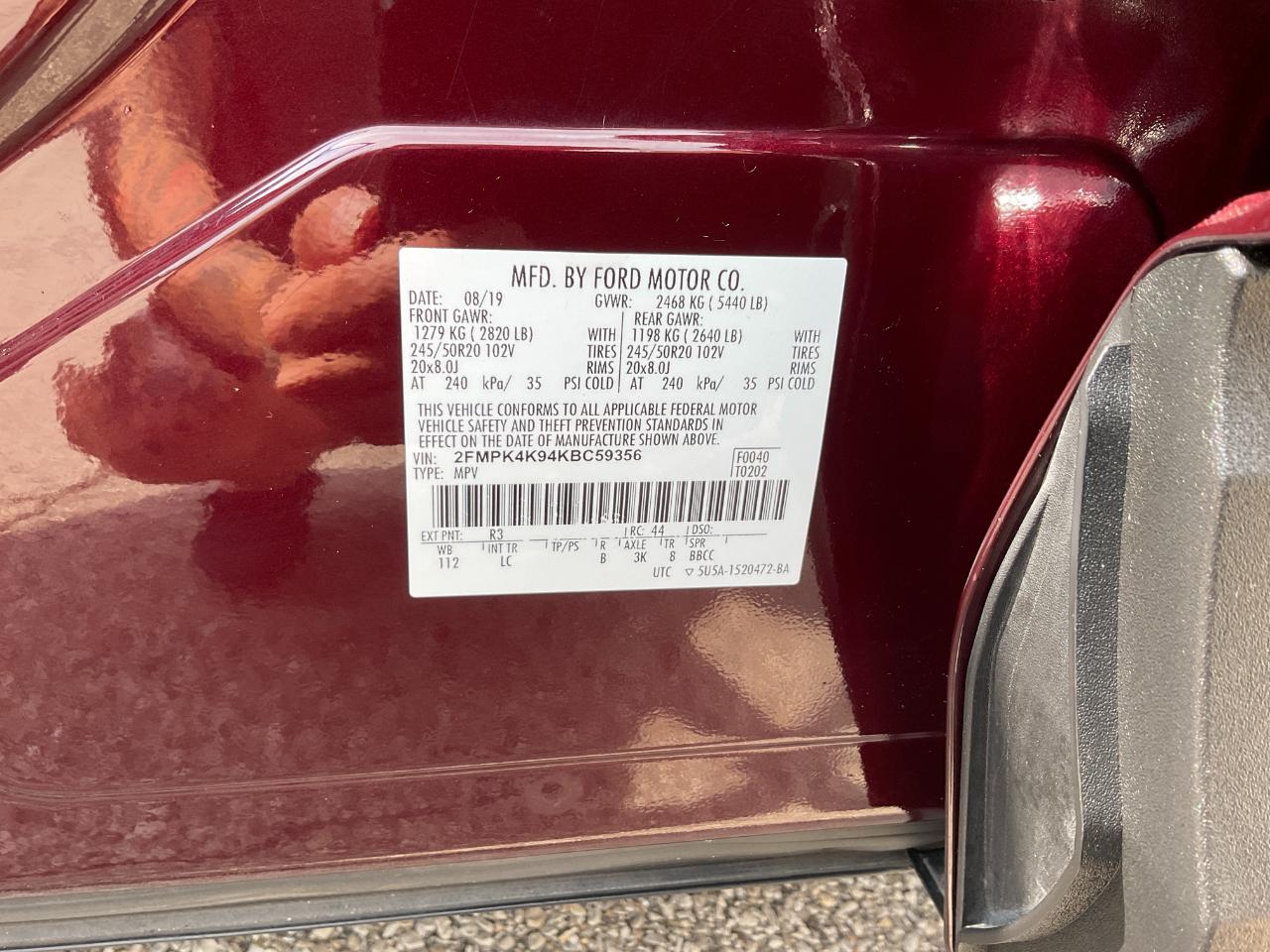 Ford Edge Titanium AWD 2019