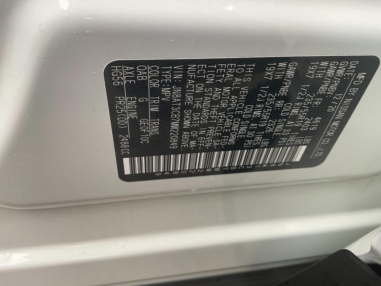Nissan Rogue SL AWD 2021
