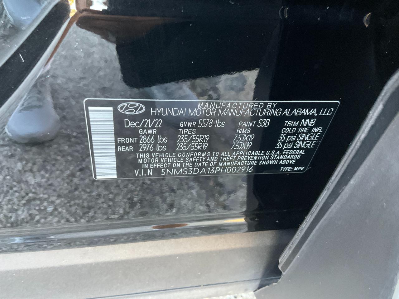 Hyundai Santa Fe Hybrid SEL Premium 2023