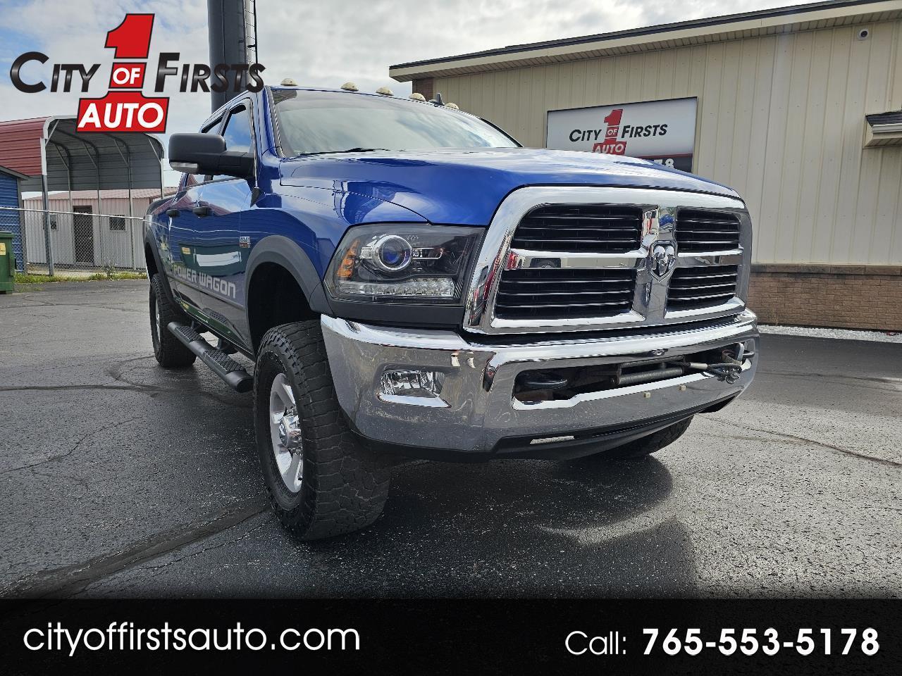 Blue 2016 RAM 2500 Pickup Truck Four-Wheel Drive Automatic