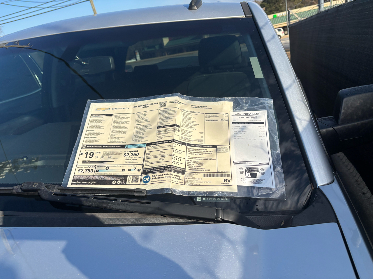 Chevrolet Silverado 1500 2LT Crew Cab Long Box 2WD 2014