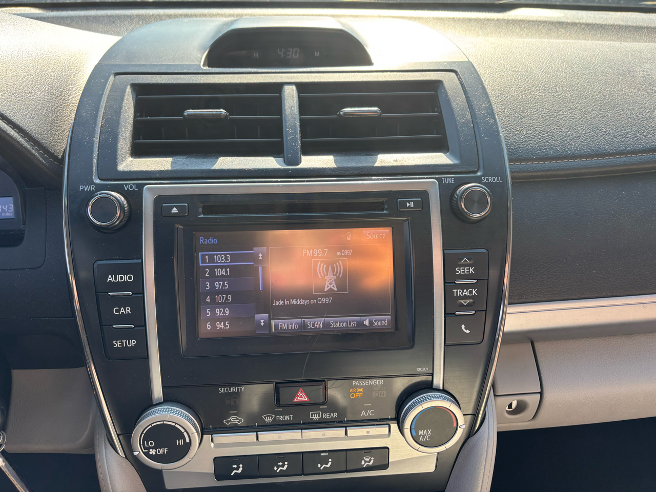 Toyota Camry SE Sport 2014