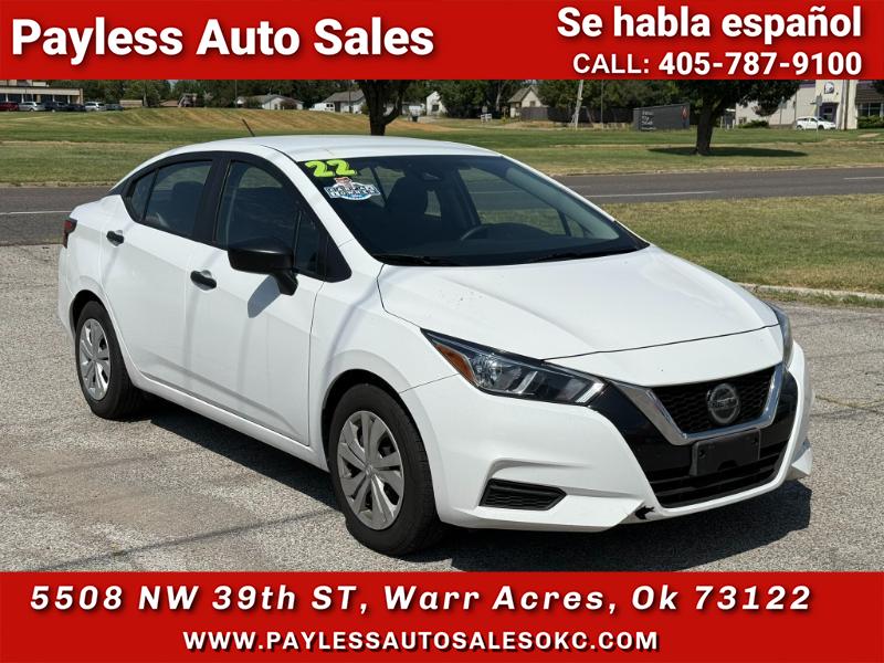 2022 Nissan Versa S CVT