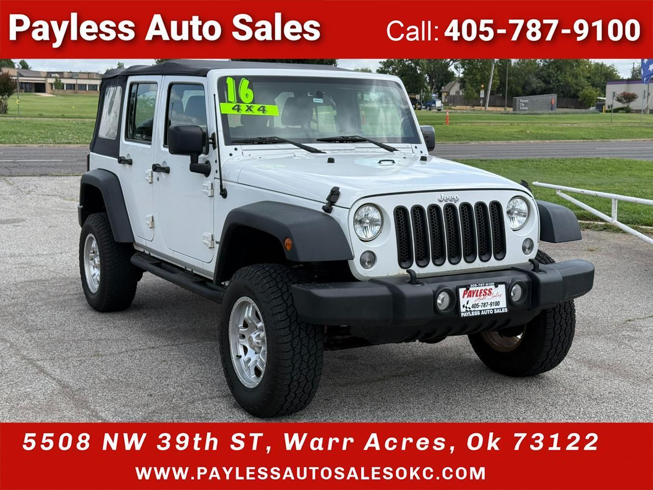 2016 Jeep Wrangler Unlimited Sport 4x4
