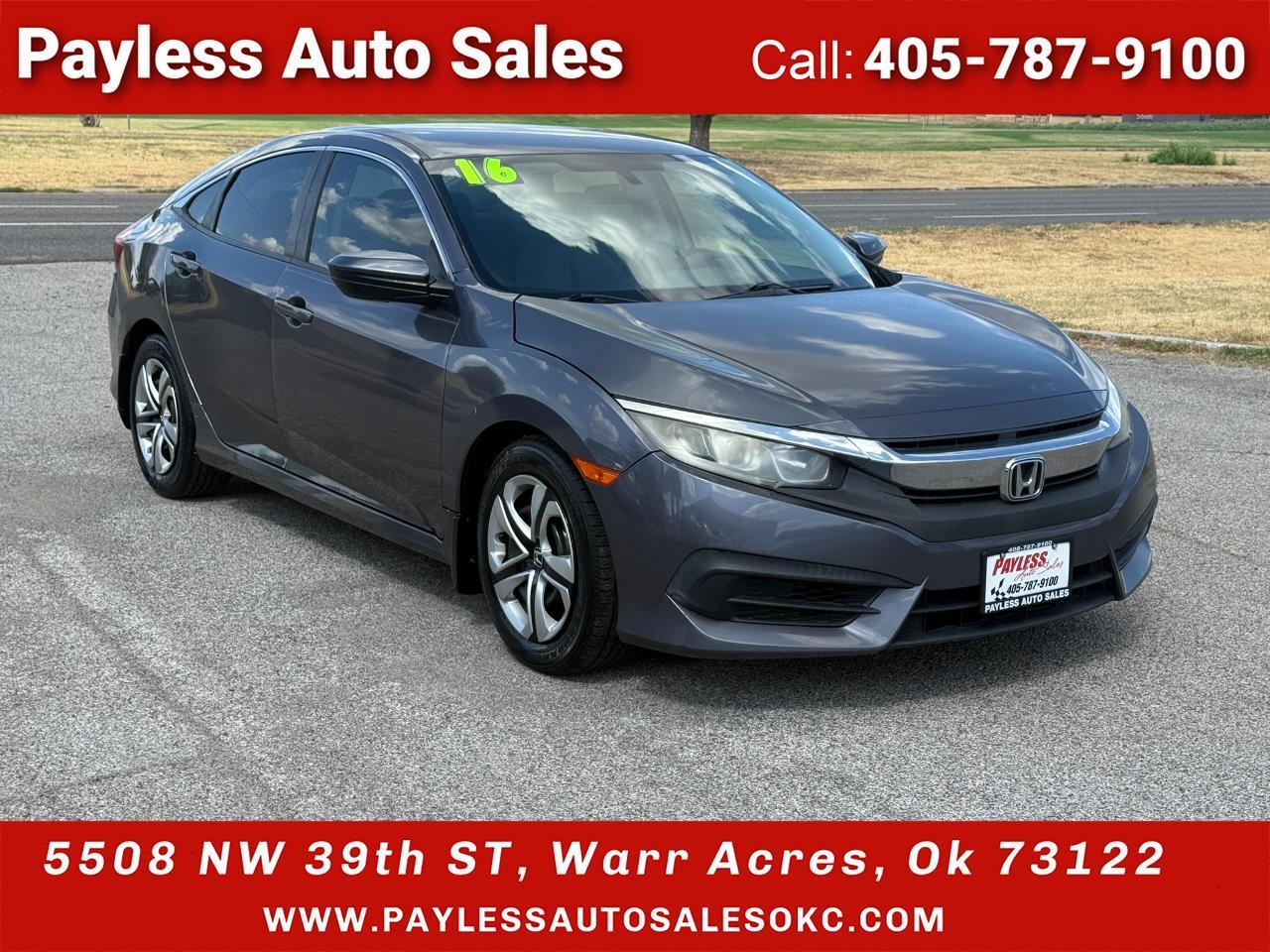 2016 Honda Civic LX Sedan CVT