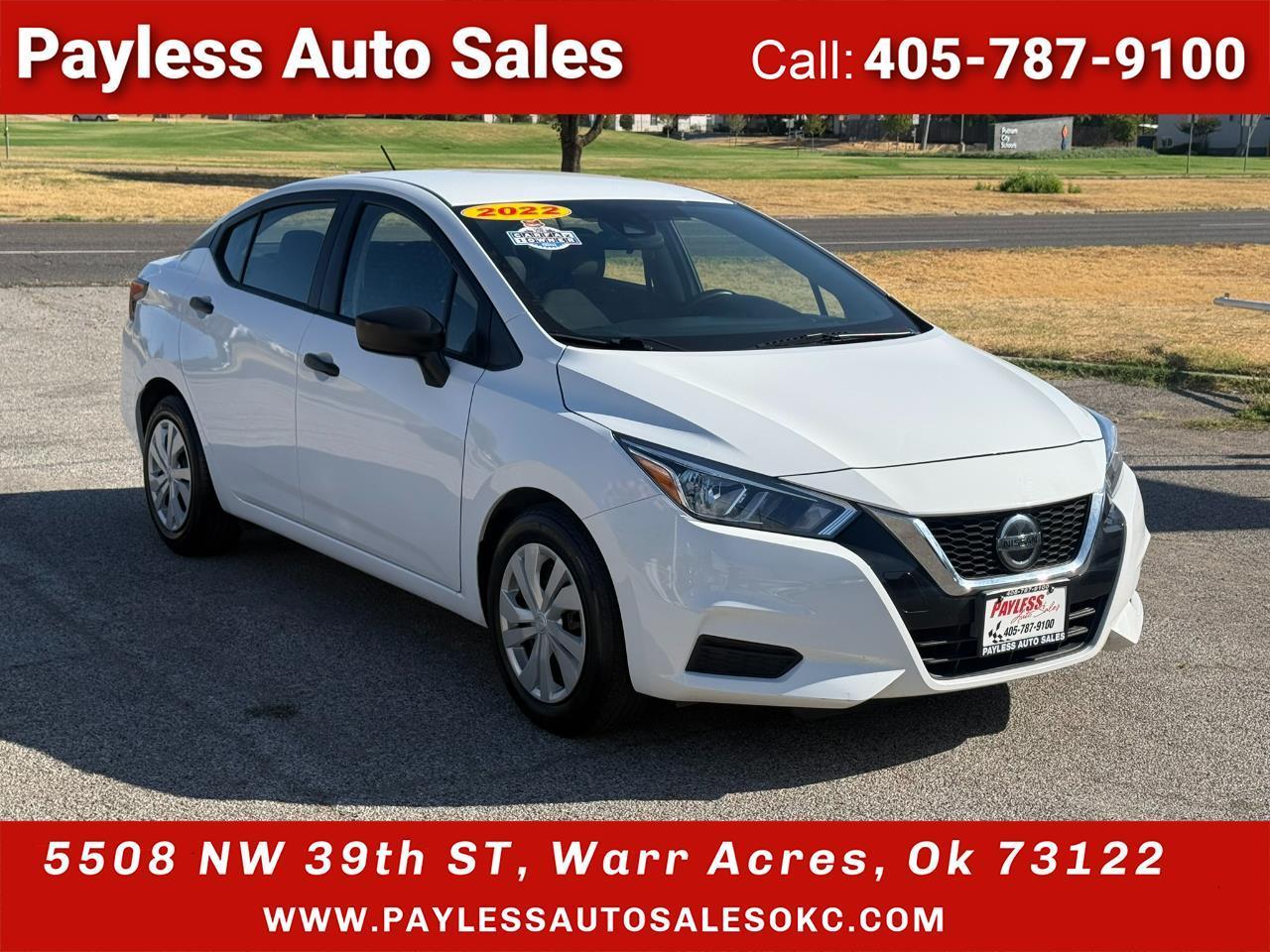 2022 Nissan Versa S CVT