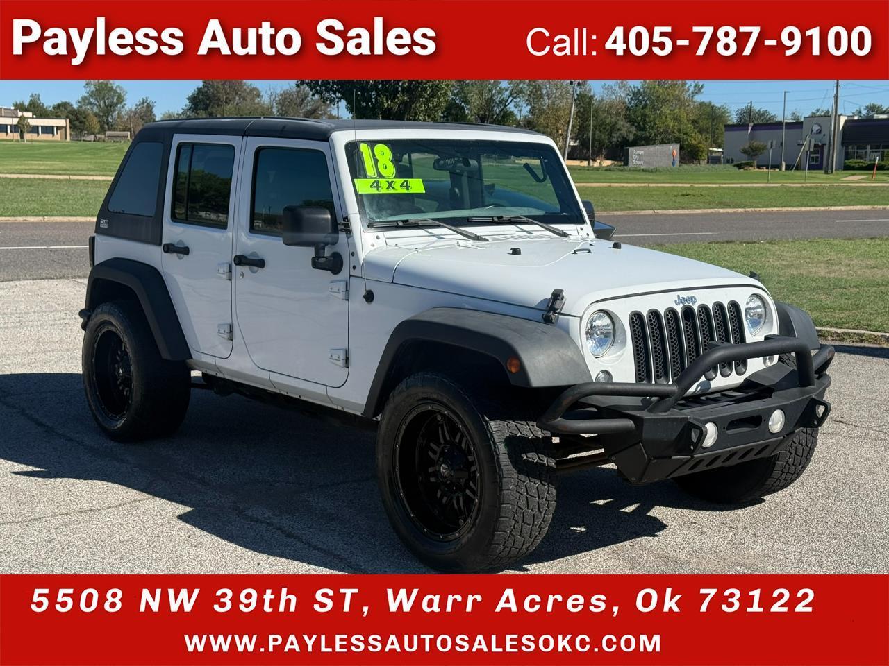 2018 Jeep Wrangler JK Unlimited Sport 4WD