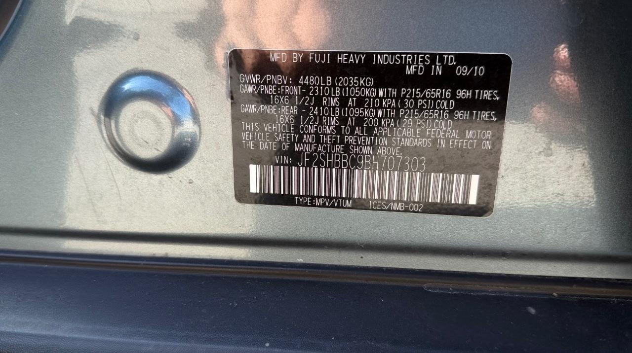 Subaru Forester 4dr Auto 2.5X w/Alloy Wheel Value Pkg 2011