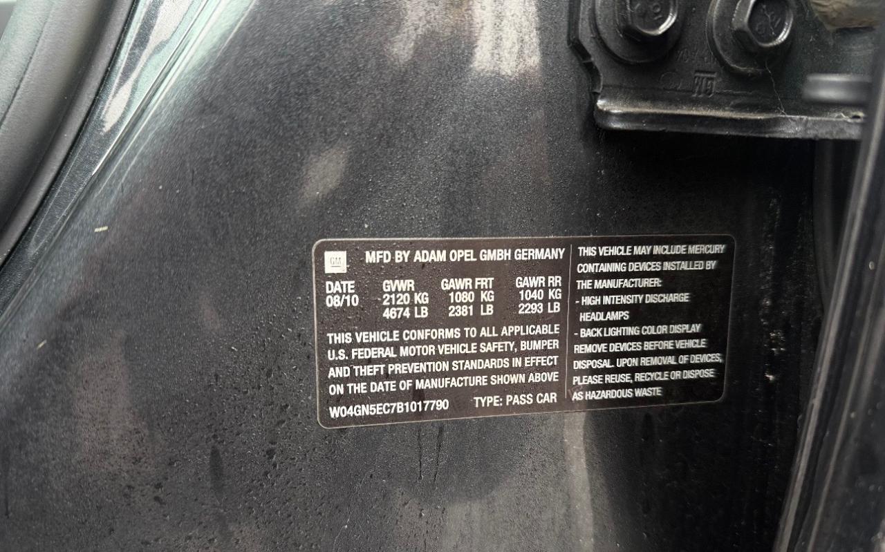 Buick Regal 4dr Sdn CXL RL1 (Russelsheim) *Ltd Avail* 2011